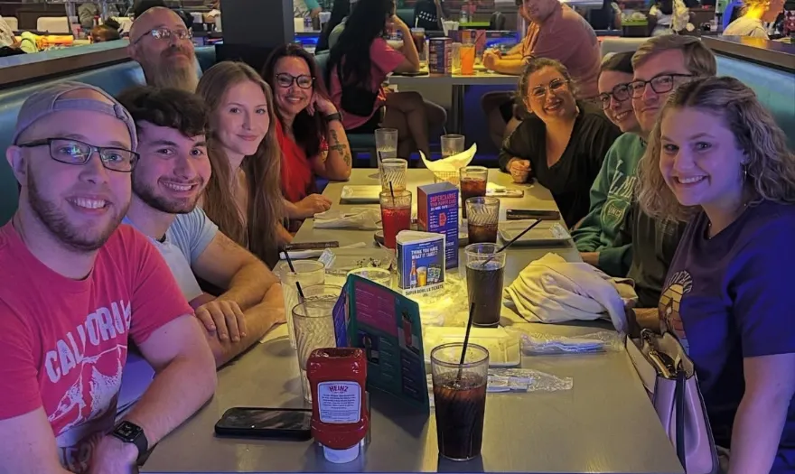 CRC members at Dave and Busters