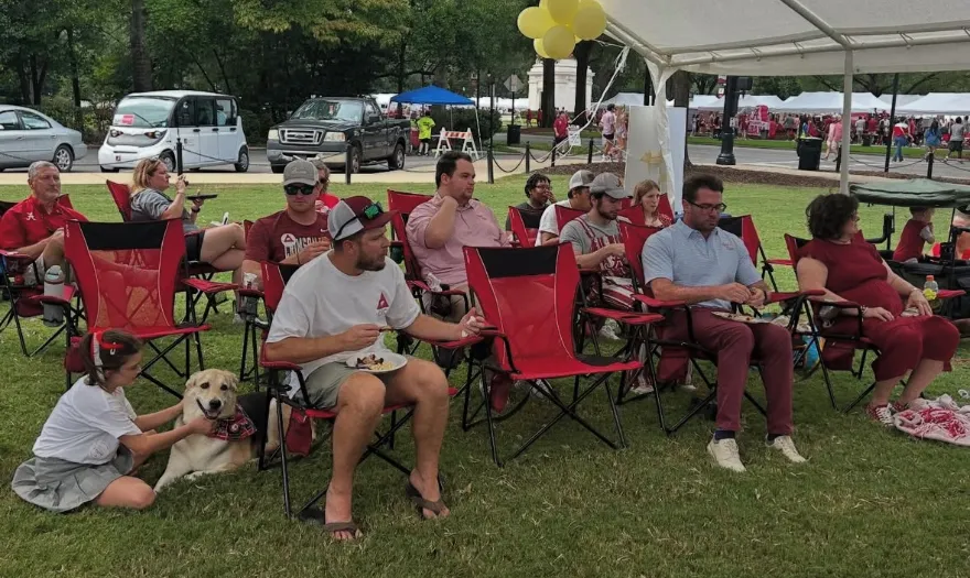 Sober tailgate at ULM game Fall 2025